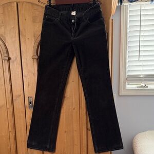 J. Crew Women's Dark Brown Straight Leg Corduroy